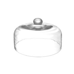 Hendi üveg búra Ø 275 mm látványos ételtálaláshoz és füstölőpisztollyal való használathoz. Elegáns, átlátszó kivitel.