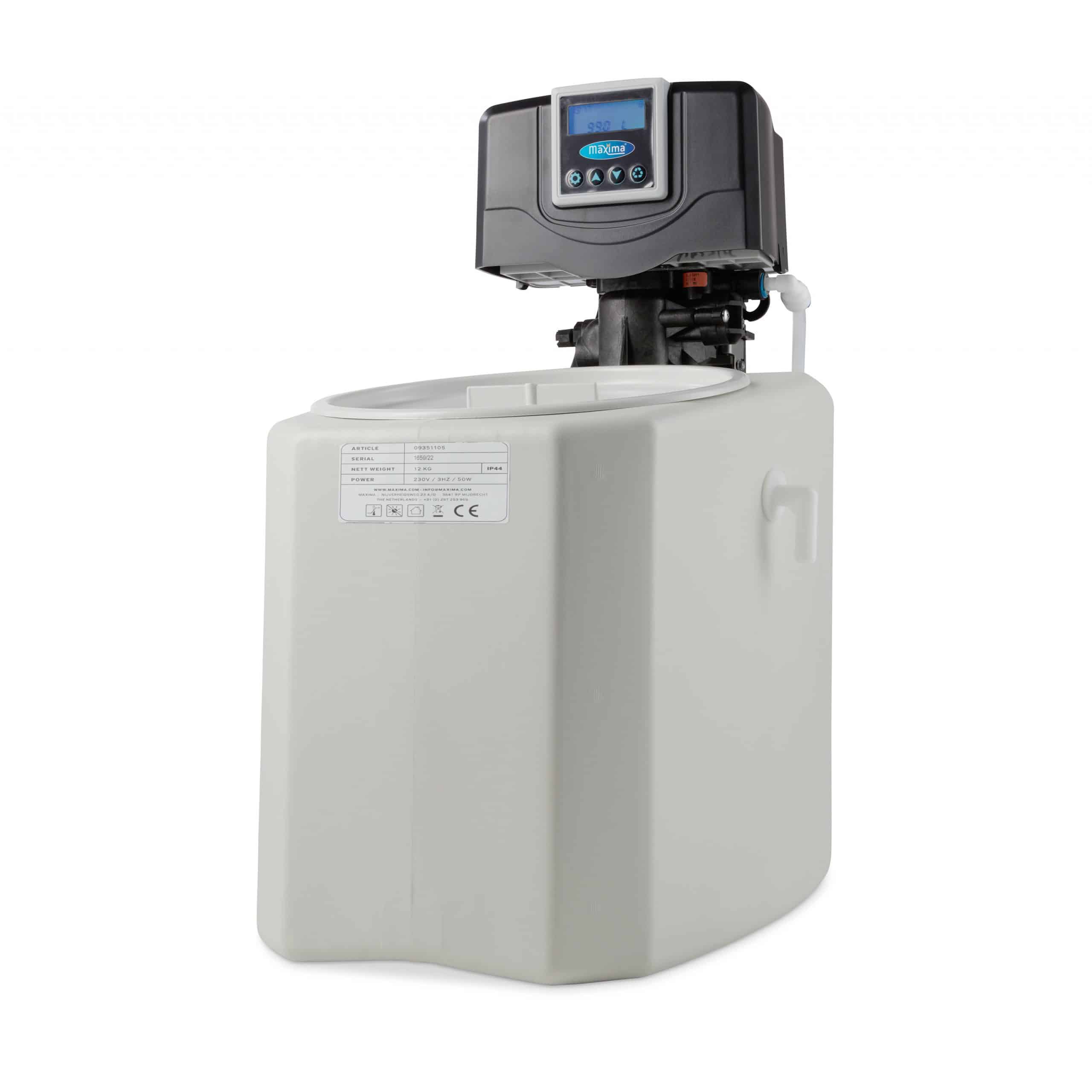 Automatikus vízlágyító - vízkőmentesítő - 7L gyanta - digitális kijelző | Maxima 09351105