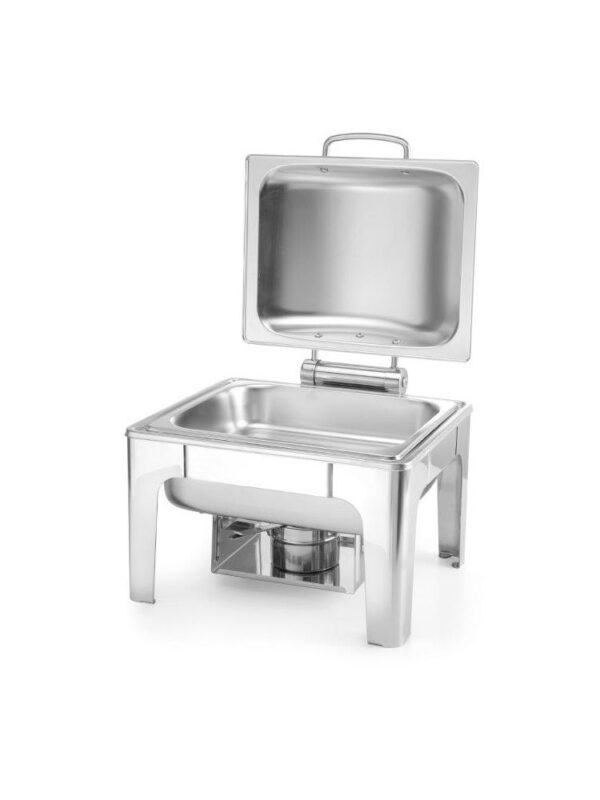 GN 2/3 szatén befejezésű, Profi Line, 6L, 395x430x(H)290mm | Hendi chafing dish 470275 - Image 5