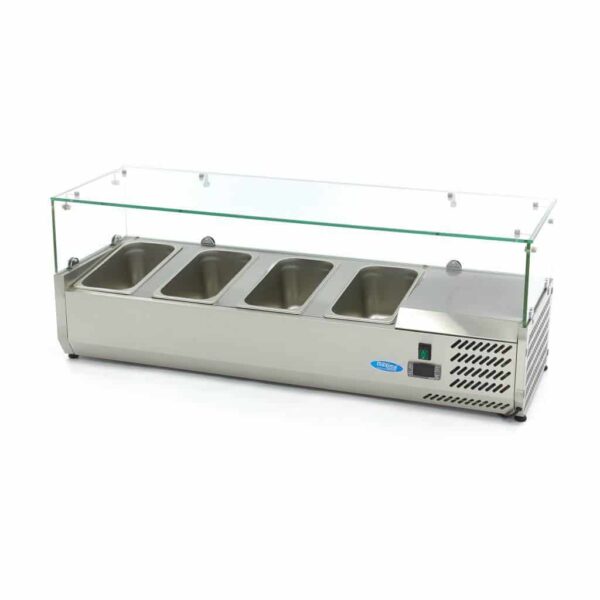 Előkészítő hűtőszekrény - 120cm - 4 x 1/3 GN | Maxima 09400320 - Image 5