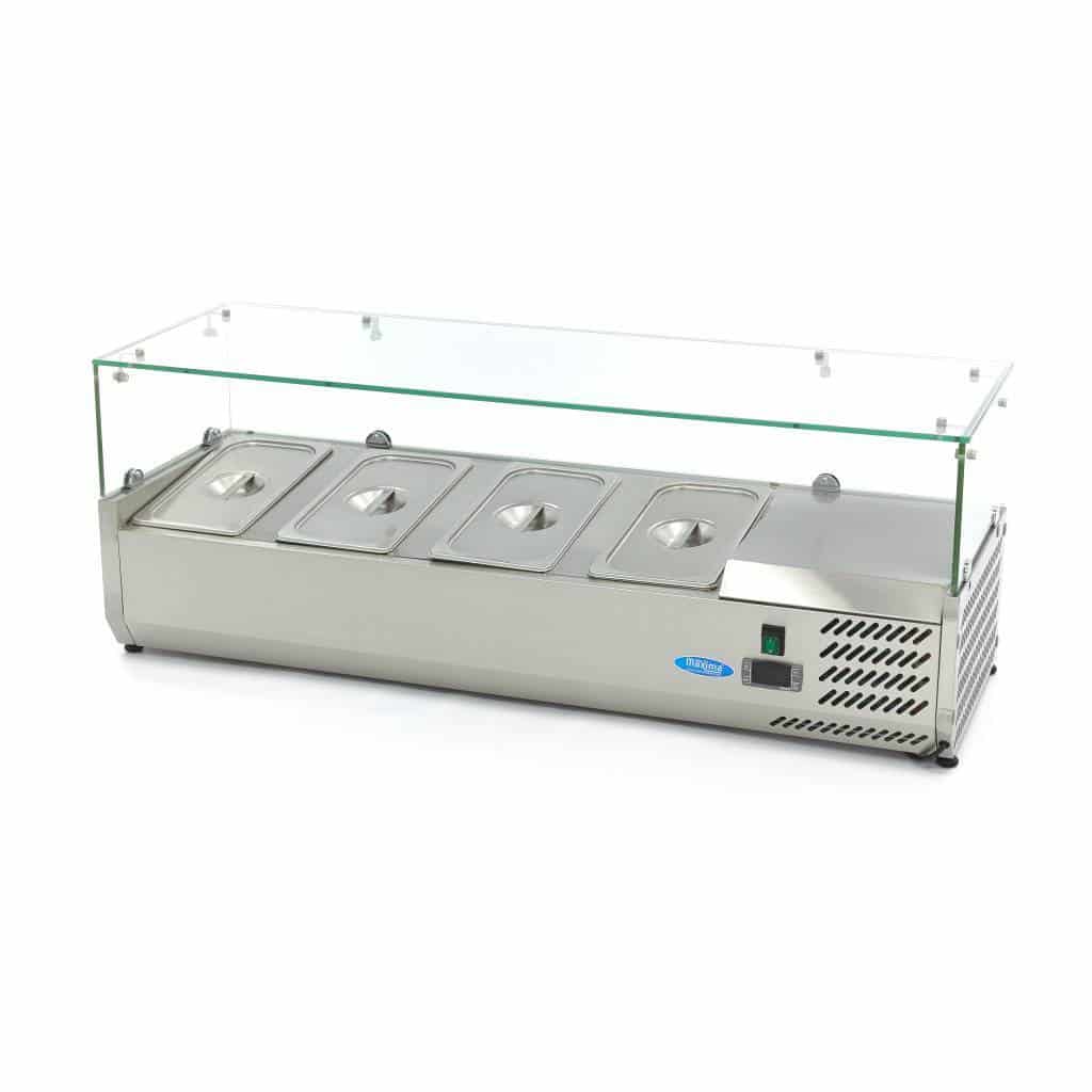 Előkészítő hűtőszekrény - 120cm - 4 x 1/3 GN | Maxima 09400320