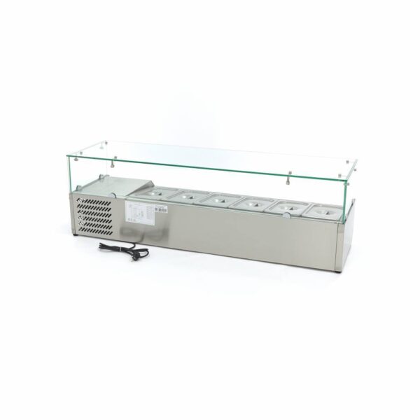 Előkészítő hűtőszekrény - 140cm - 6 x 1/3 GN | Maxima 09400323 - Image 4