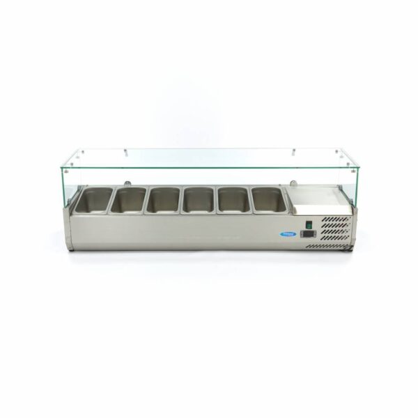 Előkészítő hűtőszekrény - 140cm - 6 x 1/3 GN | Maxima 09400323 - Image 6