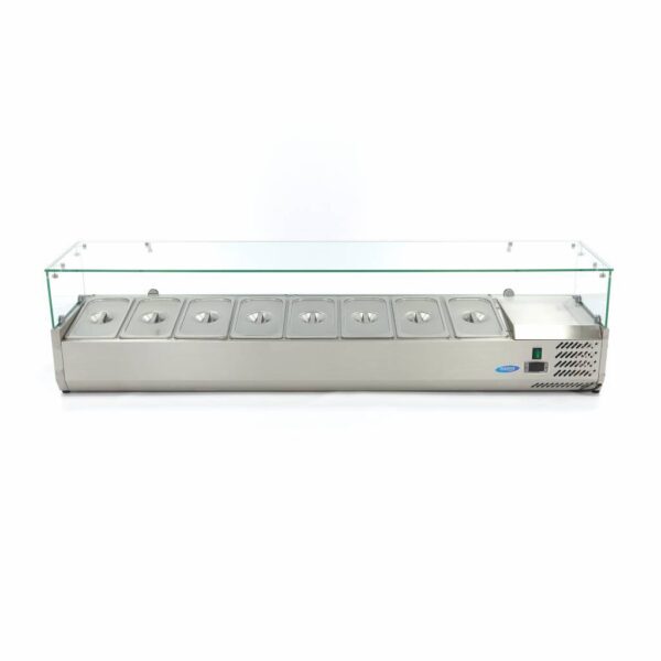Előkészítő hűtőszekrény - 180cm - 8 x 1/3 GN | Maxima 09400332 - Image 2
