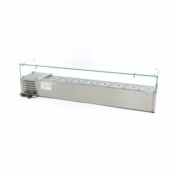 Előkészítő hűtőszekrény - 180cm - 8 x 1/3 GN | Maxima 09400332 - Image 4