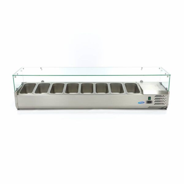 Előkészítő hűtőszekrény - 180cm - 8 x 1/3 GN | Maxima 09400332 - Image 6
