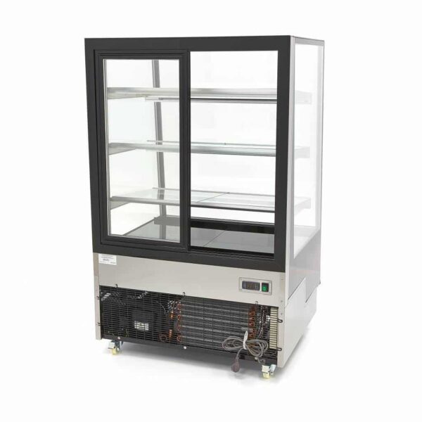 Kirakat hűtőszekrény - 400L - 90cm - kerekeken | Maxima 09400842 - Image 5