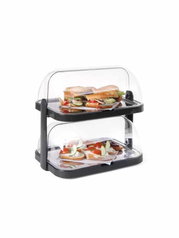 Hűtött roll-top kijelző, dupla, 440x320x(H)440mm | Hendi 871812 - Image 2