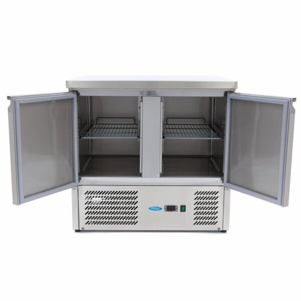 Pultos hűtőszekrény - 257L - 90cm - 2 ajtó | Maxima 09400420 - Image 4