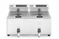Fritéza Profi Line s digitálnym ovládaním - 2 x 8 l | Hendi 207376