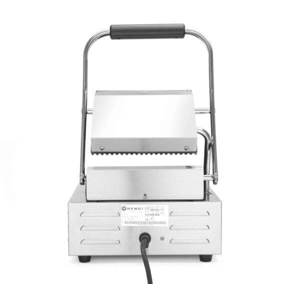 Kontakt grill - szimpla verzió, HENDI, Bordázott tetejű és aljú, 230V/1800W, 310x370x(H)210mm - Image 4