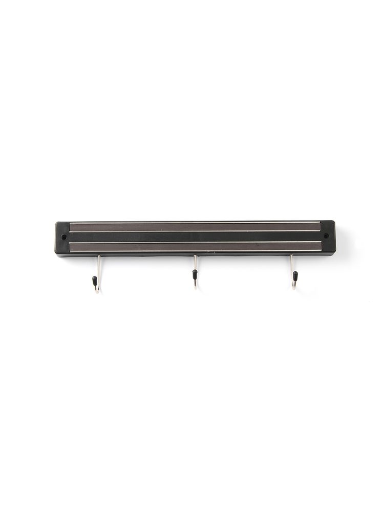 Kés mágnes horoggal, 3 horog, Fekete, (L)340mm | Hendi 820209 - Image 3