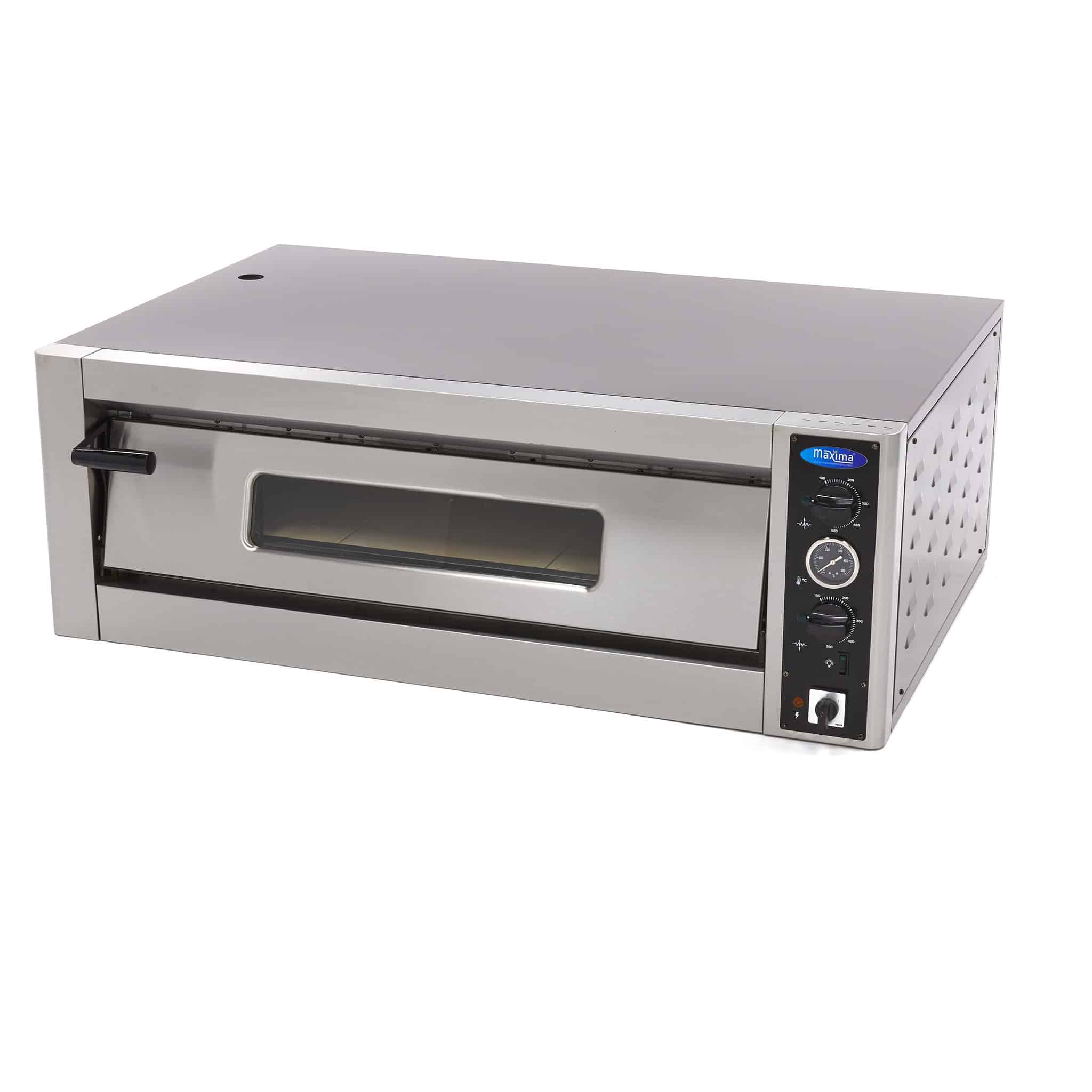 Pizzasütő - 6 x Ø30cm-es pizzákhoz - 400V | Maxima 09370040