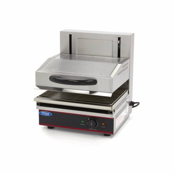 Salamander grill - 44 x 32cm - 2800W - emelővel | Maxima 09300061 - Image 2