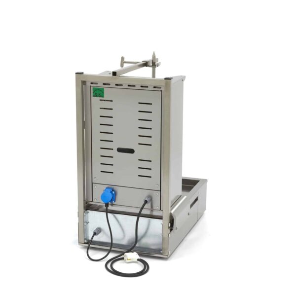 Kebab grill - 2 égő - 20kg hús - Elektromos | Maxima 09370240 - Image 4