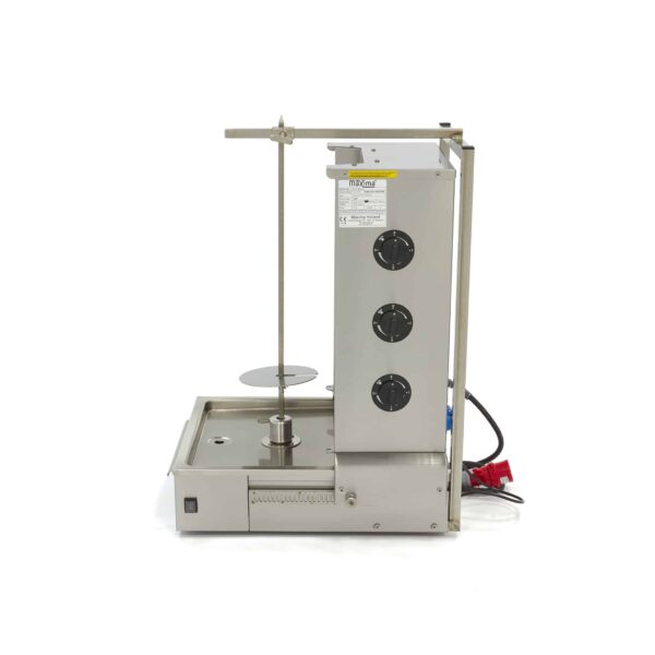Kebab grill - 3 égő - 40kg hús - Elektromos | Maxima 09370245 - Image 3