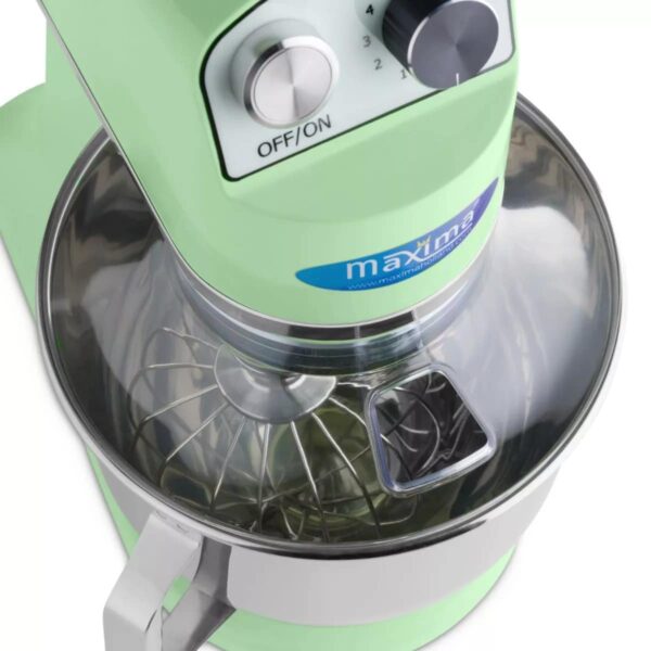 Állókeverő - 7L - 2kg tésztáig - Zöld | Maxima 09300153 - Image 8