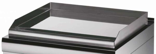 Nagy teljesítményű grillsütő - hornyolt króm - Dupla - 70cm mély - elektromos | Maxima 09395055 - Image 2