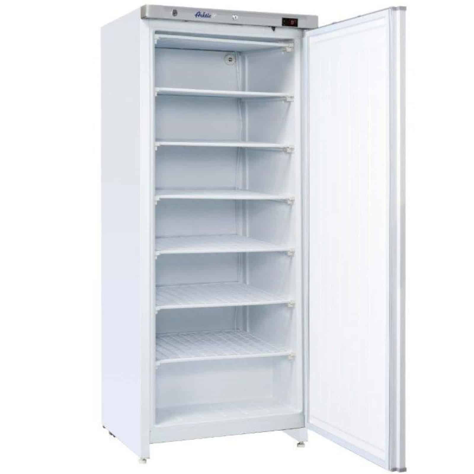 Fehérre festett acél házban lévő fagyasztószekrény, Budget Line, 600 l, 230V/436W, 775x710x(H)1900mm | Arktic 236109 - Image 2