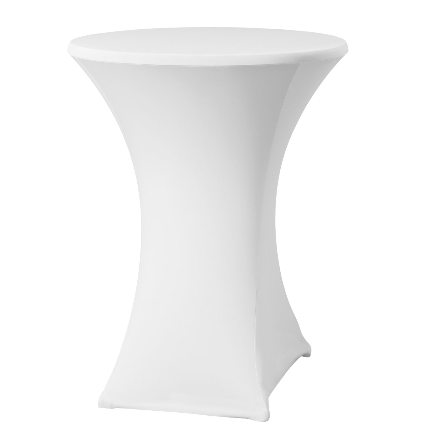Poťah na okrúhly stôl - biely, ø80-85 cm | Hendi 813157