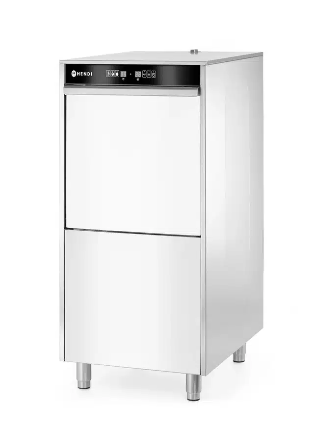 50x60 tálcák és fazekak mosogatógépe – elektronikusan vezérelt, mosószer adagoló rendszerrel és lefolyó szivattyúval, 400V/7100W, 595x777x(M)1335mm | Hendi 236574 - Image 3