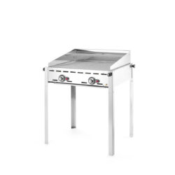 Green Fire gázgrill 2 égővel – 2 rozsdamentes GN 1/1 grillráccsal – 11,6 kW – Profi Line | Hendi 149621