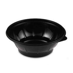 Salátástál (rPET) fekete Ø176mm 600ml [50 db]