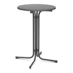 Barový stôl - šedý - skladací - Ø70 cm - 110 cm RC-BIS70FG -1