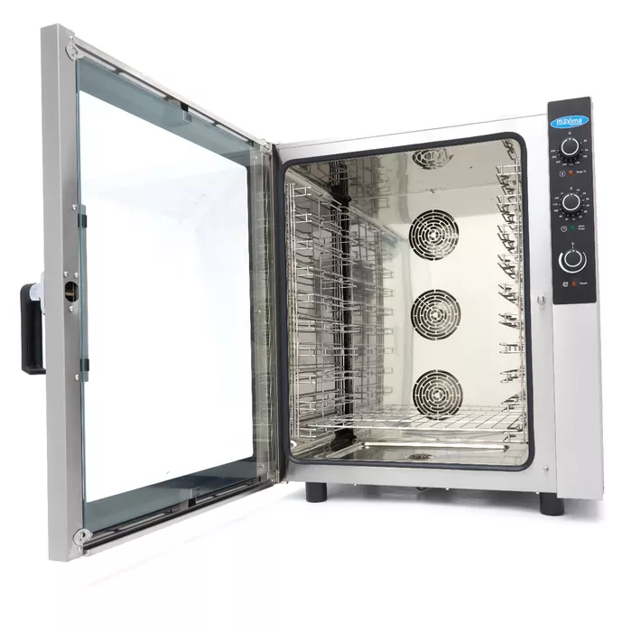Kombinált gőzsütő - 10×1/1 GN / 60×40 cm - analóg vezérlés | Maxima 08500207 - Image 5