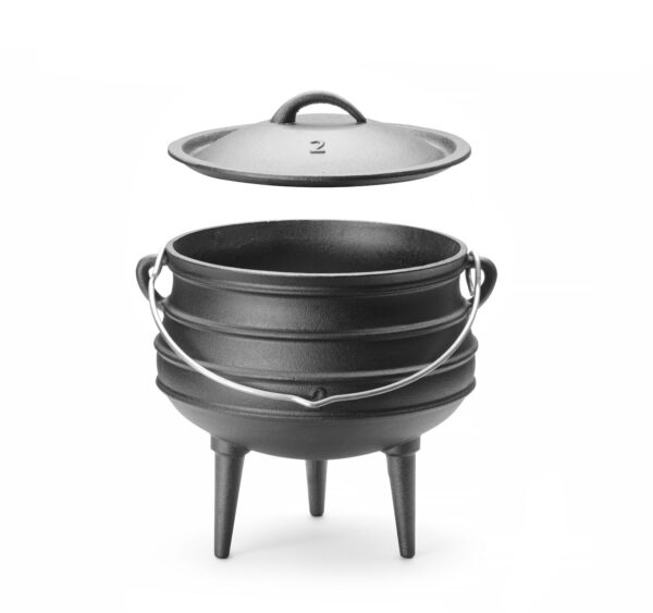 Öntöttvas bogrács - fekete - 6 L - Ø 245x(V)280 mm | Hendi 62929 - Image 4