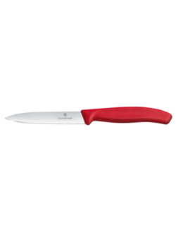 Nôž na zeleninu 10 cm - červený | Victorinox 6.7701