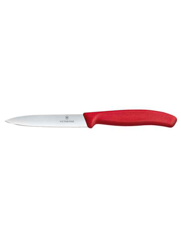 Nôž na zeleninu 10 cm - červený | Victorinox 6.7701