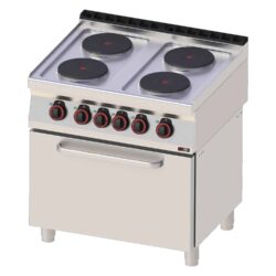 Sporák s el. rúrou, 4x platňa 800700, SPT-7080-21E