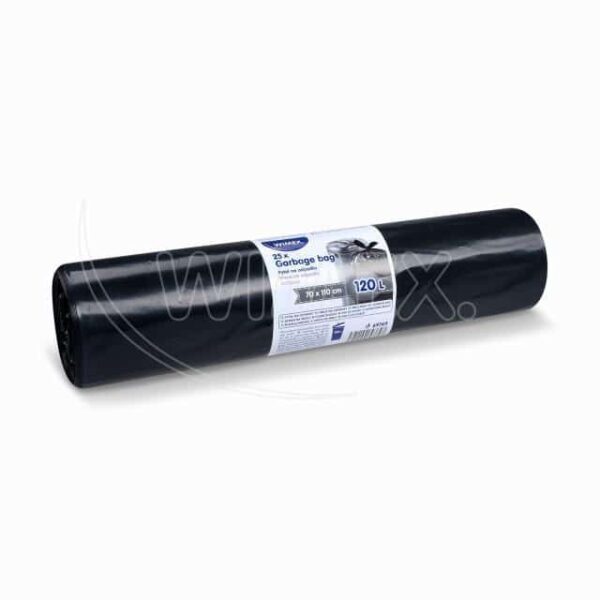 Szemeteszsák (LDPE) fekete 70 x 110 cm 120L [25 db] - Image 2