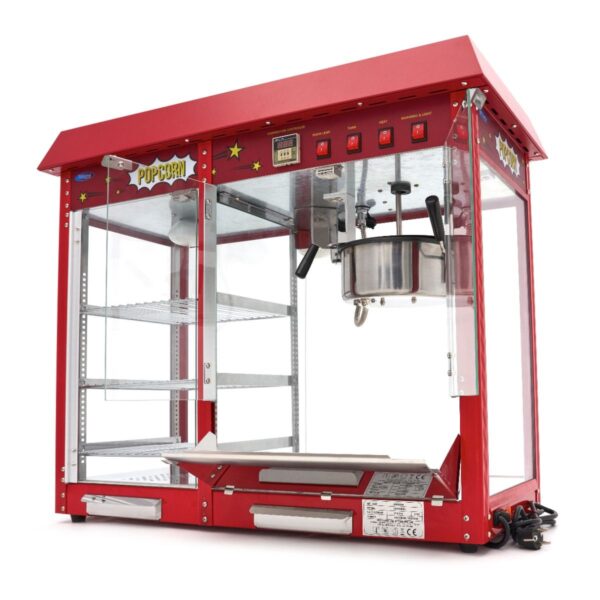 Popcornovač - 150 g - s ohrievacou vitrínou | Maxima 09506006