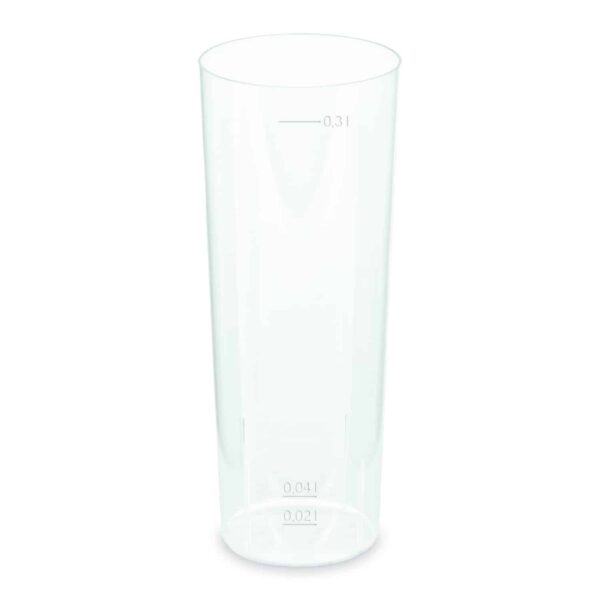 Megfordítható (PP) Longdrink pohár Ø59mm 2cl/0,3L [10 db]