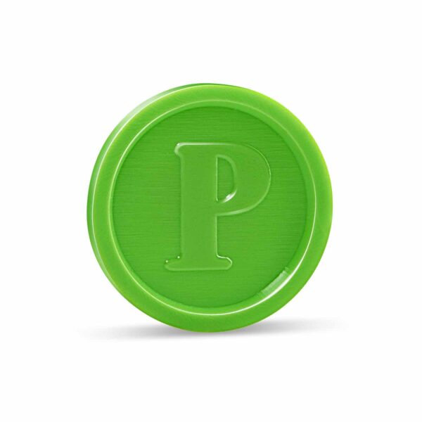 Token (PS) zöld Ø23mm [100 db]