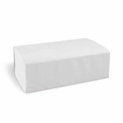 Z-hajtogatott papír kéztörlő, 2 rétegű, fehér – 20,6 × 24 cm [3750 db]