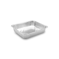 Gastro alumínium tál (GN 1/2), szögletes – 323 × 262 × 55 mm, 3610 ml [4 db]