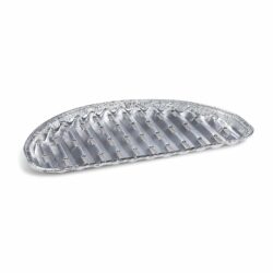 Grilltálca (ALU) félkör alakú 32,5 × 19 cm [3 db]