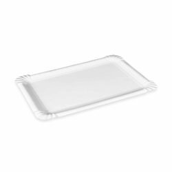 Fehér papírtálca 16 x 23 cm `5-ös` RECY [25 db]