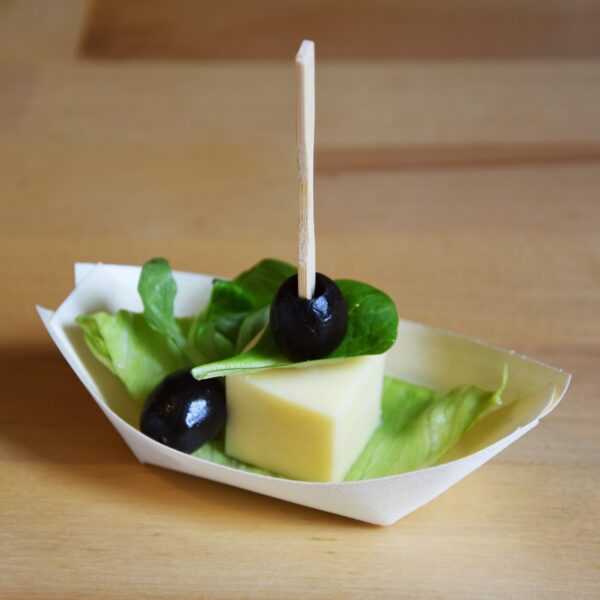 Fingerfood nyárs (FSC 100% bambusz) villás 9 cm [100 db] - Image 3