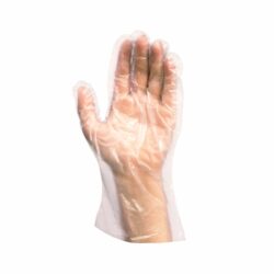 Egyszer használatos HDPE kesztyű – átlátszó L blokkban [100 db]