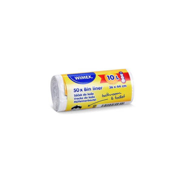 Szemeteszsák (HDPE) fehér 36 x 44 cm 10L `XS` [50 db] - Image 2