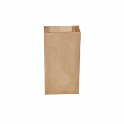 Barna papírzacskó oldalsó redővel – 14+7 × 29 cm, 1,5 kg [500 db]