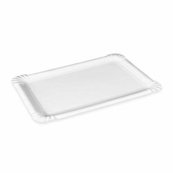 Fehér papírtálca 17 × 25 cm 6-os RECY [250 db]