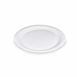 Fehér papírtányér Ø23 cm (RECY) [100 db]
