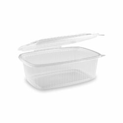 Tál (PP) fedővel, ovális, átlátszó 1000ml [50 db]