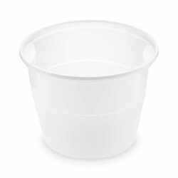 Fehér (PP) tálka Ø127 mm 750 ml [50 db]