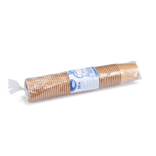 Kraft papírpohár Ø62mm 110ml `XS: 0.08L/4oz` [50 db] - Image 2